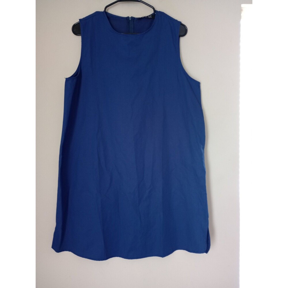 NWT Refka Navy Blue Sleeveless Sheath Style Tunic Size 12